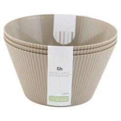 Set 3 boluri din plastic 12x6.5 CM