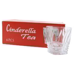 Set 6 pahare din sticla 170 ml