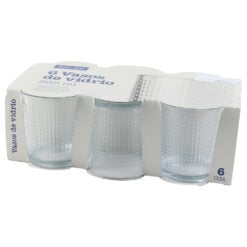 Set 6 pahare din sticla 265 ml