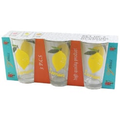 Set 3 pahare din sticla 300 ml