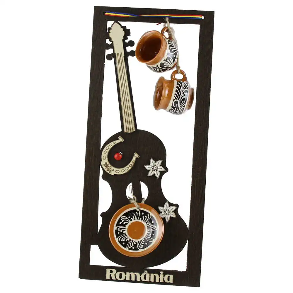 Decor din lemn Vioara 16x37 CM Decor din lemn Vioara 16x37 CM