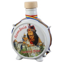 Plosca din ceramica "Romania/Castelul Bran"