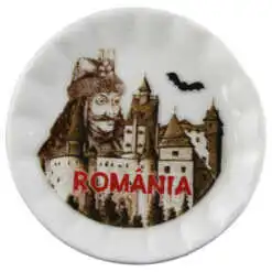 Magnet din ceramica tip farfurie 5 CM