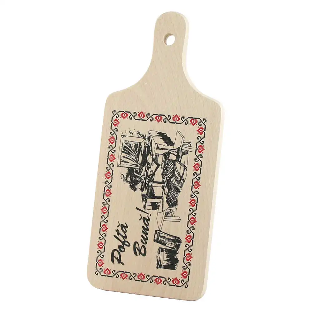 Tocator decorativ "Pofta buna!" 12x28 CM