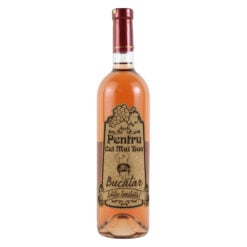 Vin rose 750 ml "Pentru cel mai bun Bucatar" cu eticheta personalizata din pluta