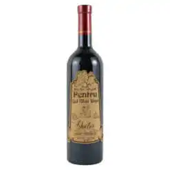 Vin rosu 750 ml "Pentru cel mai bun Doctor" cu eticheta personalizata din pluta