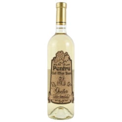 Vin alb 750 ml "Pentru cel mai bun Doctor" cu eticheta personalizata din pluta