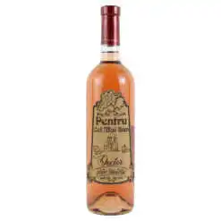 Vin rose 750 ml "Pentru cel mai bun Doctor" cu eticheta personalizata din pluta
