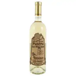 Vin alb 750 ml "Pentru cel mai bun Dr. Veterinar" cu eticheta personalizata din pluta