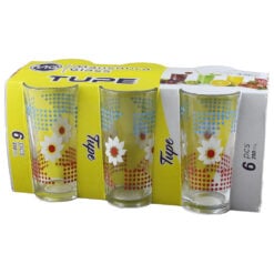 Set 6 pahare din sticla 250 ml