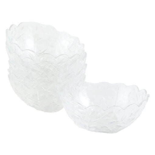 Set 6 boluri din sticla 12x5.5 CM