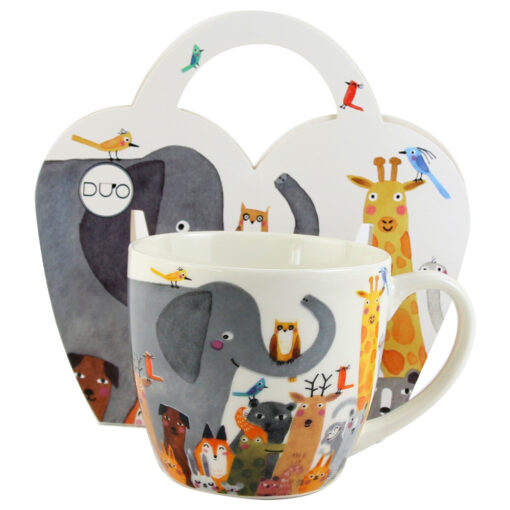 Cana portelan 460 ml "Animals"