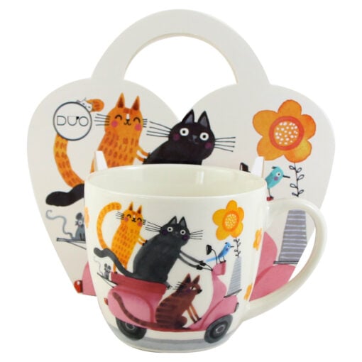 Cana portelan 460 ml "Cats World