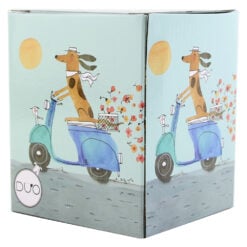 On Scooter"