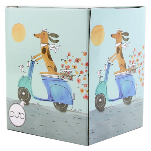 On Scooter"