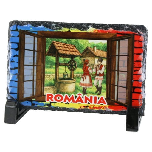 Placa ardezie "Romania"