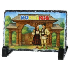 Placa ardezie "Romania"