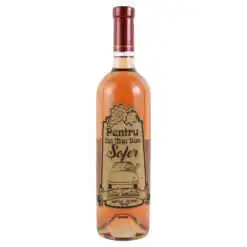Vin rose 750 ml "Pentru cel mai bun Sofer" cu eticheta personalizata din pluta
