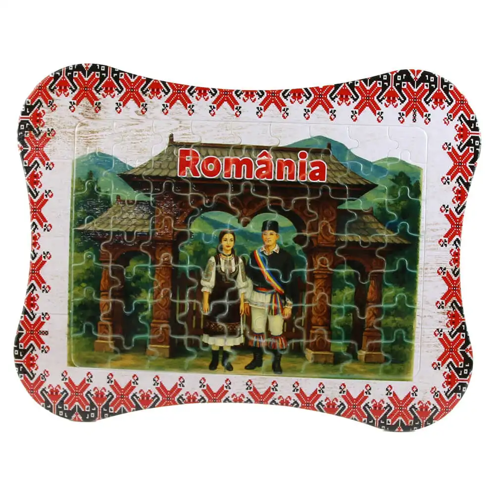 Puzzle in rama "Romania" Puzzle in rama "Romania"