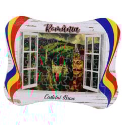 Puzzle in rama "Romania/Castelul Bran"