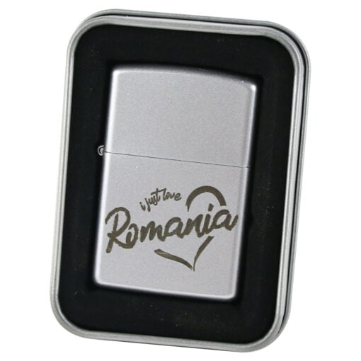 Bricheta metalica "I just love Romania"