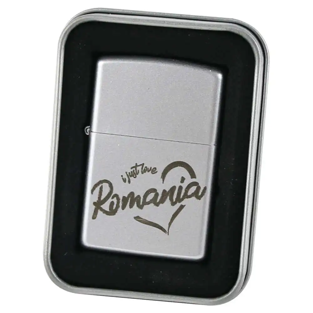 Bricheta metalica "I just love Romania" Bricheta metalica "I just love Romania"