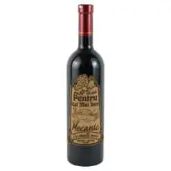 Vin rosu 750 ml "Pentru cel mai bun Mecanic" cu eticheta personalizata din pluta