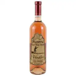 Vin rose 750 ml "Pentru cel mai bun Vanator" cu eticheta personalizata din pluta