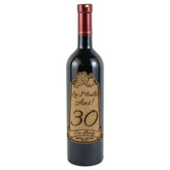Vin rosu 750 ml "La multi ani! 30
