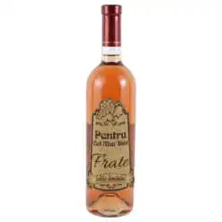 Vin rose 750 ml "Pentru cel mai bun Frate" cu eticheta personalizata din pluta