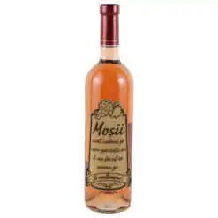 Vin rose 750 ml "Mosii sunt cadoul..." cu eticheta personalizata din pluta