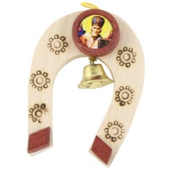 Magnet frigider Potcoava din lemn 6.5x9 CM