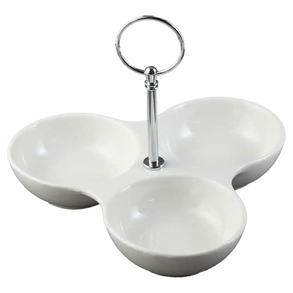 Platou din portelan cu 3 compartimente 20 CM