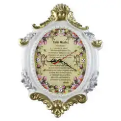 Ceas de perete din ipsos 30x40 CM