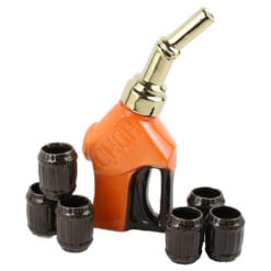 Set pentru vin din ceramica cu 6 cani