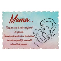 Magnet frigider din lemn "Mama