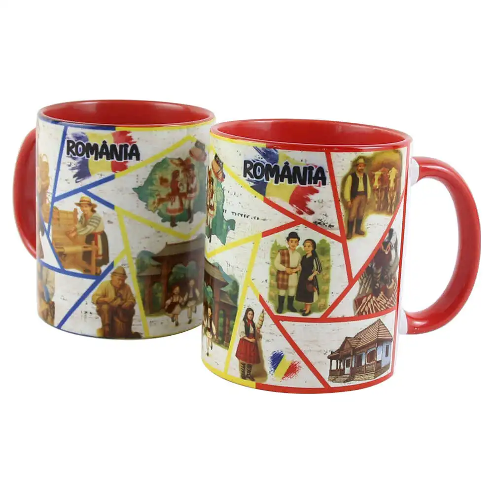 Cana ceramica "Romania" 330 ml