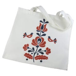 Sacosa textil cu motive florale 40x40 CM
