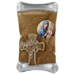 Placheta din ipsos "Binecuvantarea Casei" 20x33 CM