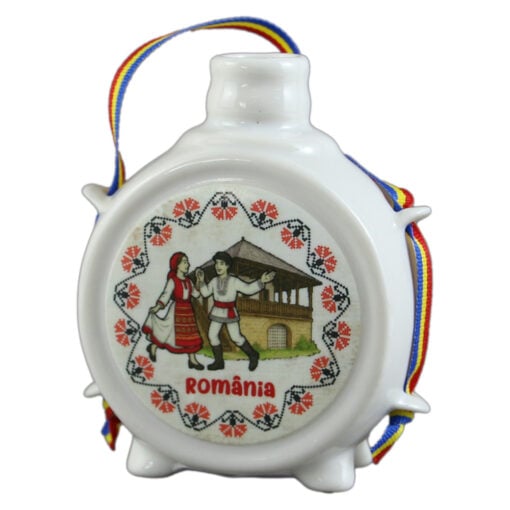 Plosca decorativa "Romania" 9 CM