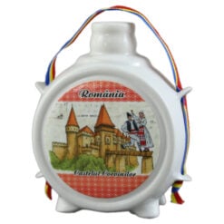 Plosca decorativa "Romania" 9 CM