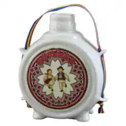 Plosca decorativa "Romania" 9 CM