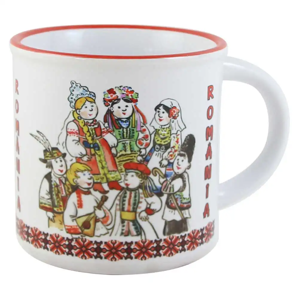 Cana ceramica "Romania" 280 ml Cana ceramica "Romania" 280 ml