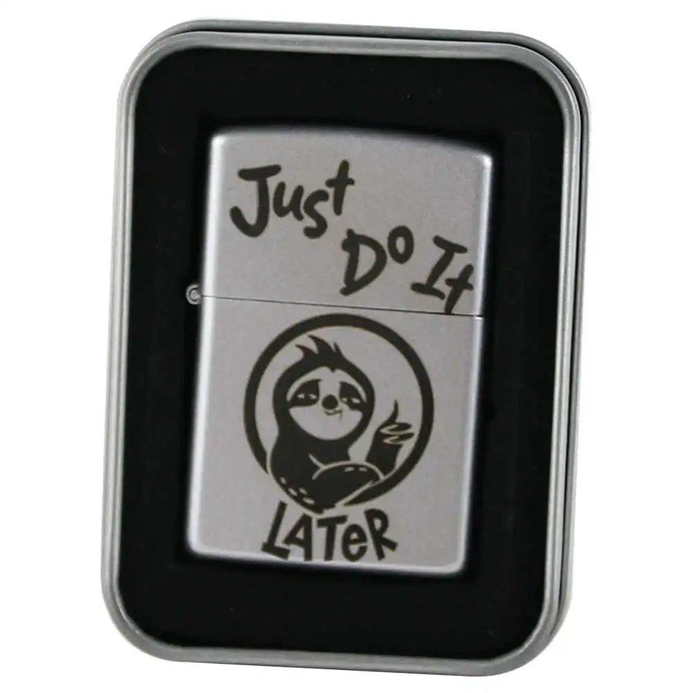 Bricheta metalica "Just do it...Later" Bricheta metalica "Just do it...Later"