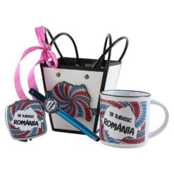Set cadou "Te iubesc Romania"