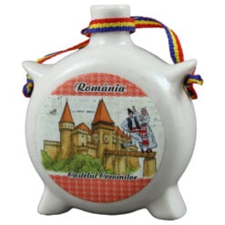 Plosca decorativa "Romania" 8 CM