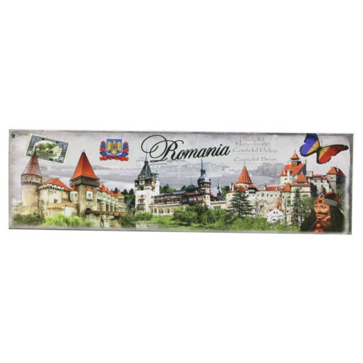 Magnet de frigider din plastic 17x5 CM - Design Romania