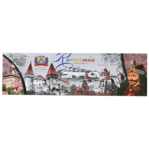 Magnet de frigider din plastic 17x5 CM - Design Romania