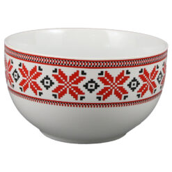 Bol din ceramica cu motive traditionale 12.5x7.5 CM