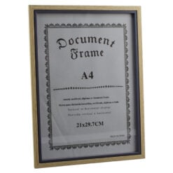 Rama foto A4 din lemn - Dim. poza 21x29 cm - Rama pentru diploma